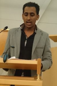 Abdelkadir Ali-Muhammed från Eritrea berättar om sin flyktinghistoria.