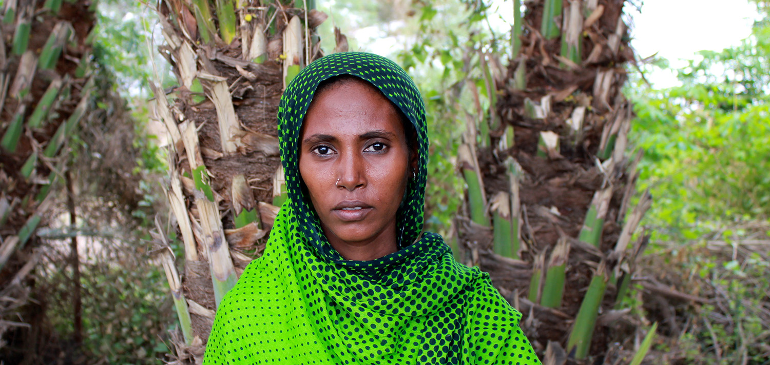 Bilden föreställer en etiopisk kvinna.