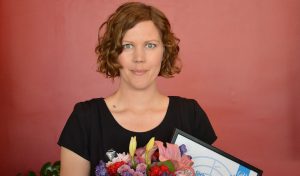 Aamda Kernell, belönad med Svenska FN-förbundets pris för mänskliga rättigheter 2018