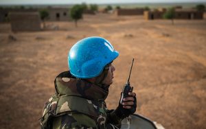 Minusma-soldat i Mali