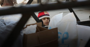 Hero-bild: Pojke i Syrien
