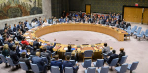 Möte i FN:s säkerhetsråd.