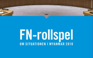 FN-rollspel om situationen i Myanmar på svenska
