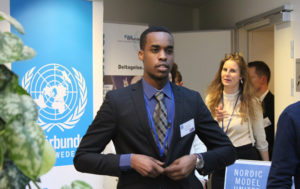 Delegat på SweMUN, FN-rollspel