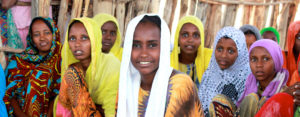 Kadiga och andra flickor i Etiopien