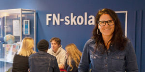 Lisa Olofsson, lärare på Midgårdsskolan i Umeå.