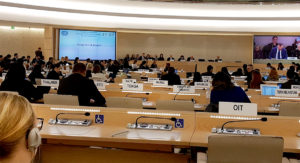 Granskning i FN i Genève.