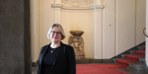 Ann-Sofie Nilsson som är ambassadör för nedrustning