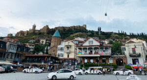 Gamla stan i Tbilisi.
