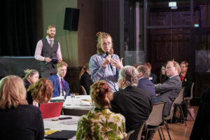 Axel Eriksson under ett event i Oslo - 1 Nov 2023 - Foto: Elias Rasch